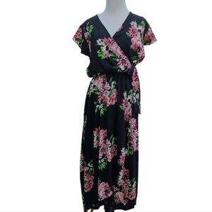 Dream Of Me Floral Wrap Dress Size M